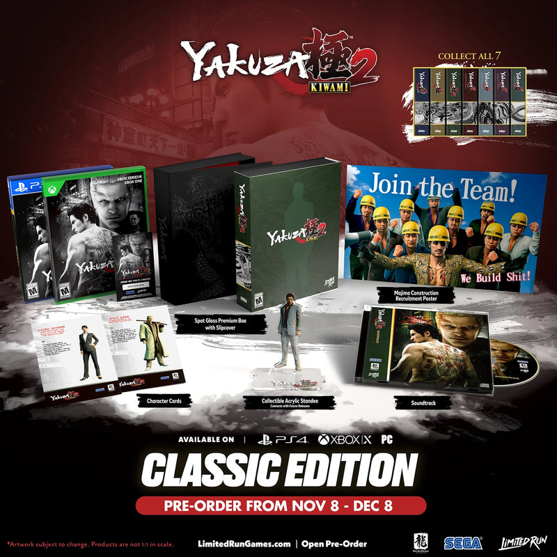 Yakuza Kiwami 2 Classic Edition - Limited Run #037 [Xbox One] Xbox ONE Collector Limited Run Games
