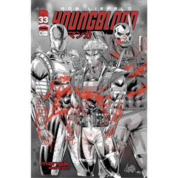 Youngblood: #1 [Rob Liefeld Manga B&W CVR M] 2025 comics Image Comics