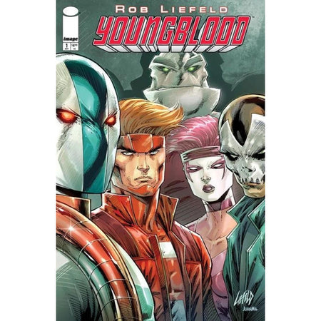 Youngblood: #1 [Rob Liefeld Polybagged With Collectable Card CVR A] 2025 comics Image Comics