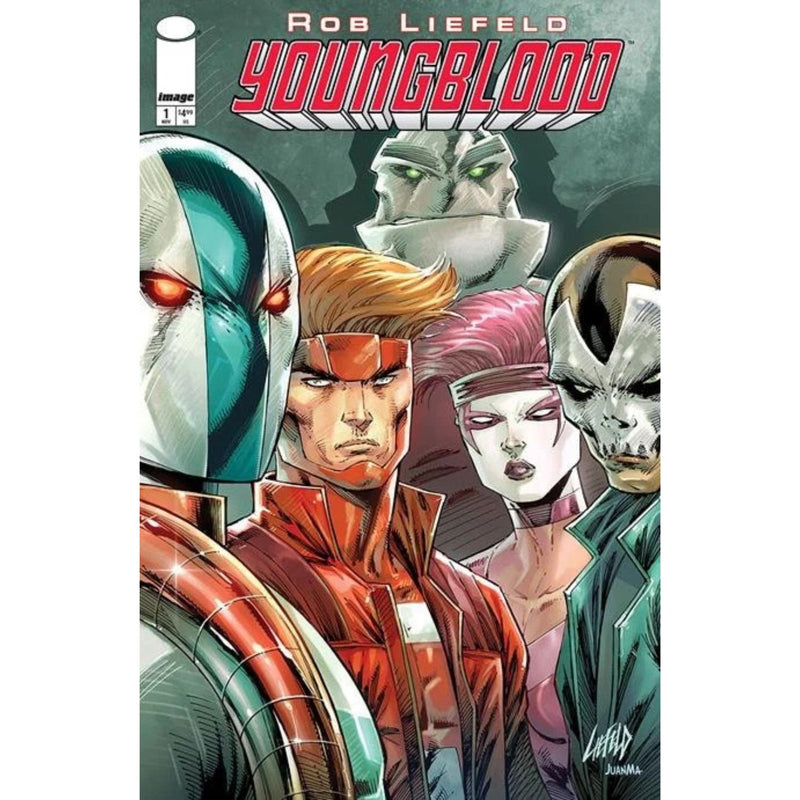 Youngblood: #1 [Rob Liefeld Polybagged With Collectable Card CVR A] 2025 comics Image Comics