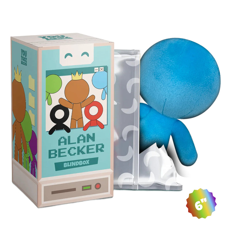 Youtooz: Alan Becker Collection - Blue - 6 Inch Plush Toys & Games Youtooz   