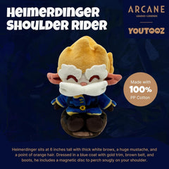 Youtooz: Arcane Collection [Heimerdinger Shoulder Rider 6-Inch Plush] Toys & Games Youtooz