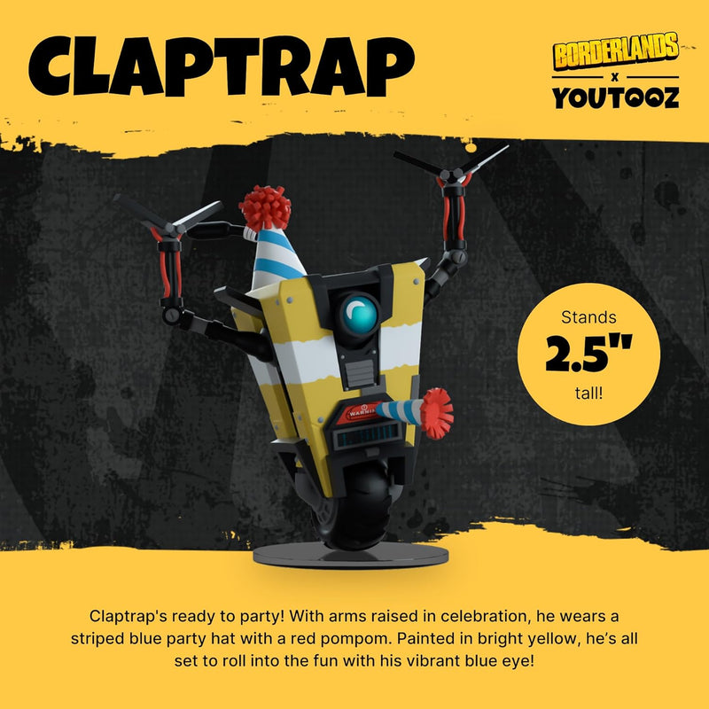 Youtooz: Borderlands Collection [Claptrap Vinyl Figure #0] Toys & Games Youtooz