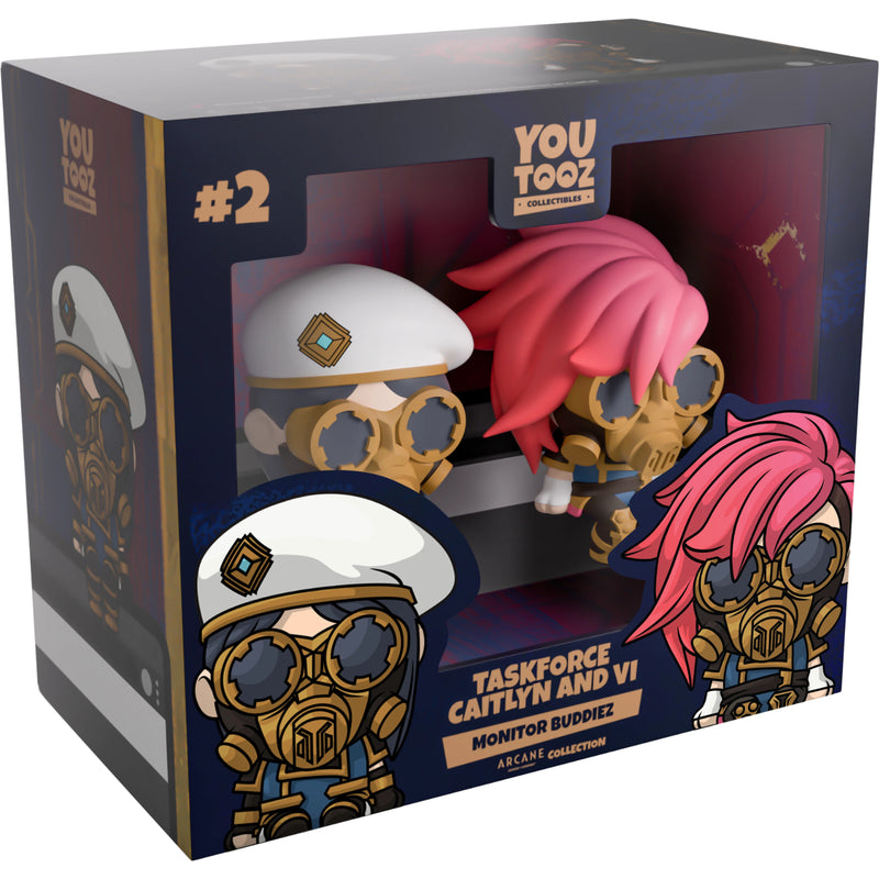 YouTooz: Arcane Collection [Taskforce Caitlyn and Vi Monitor Buddiez #2] Toys & Games Youtooz