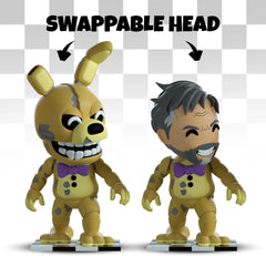Youtooz: FNAF Movie Collection [Yellow Rabbit Vinyl Figure #48] Interchangeable Heads Toys & Games Youtooz