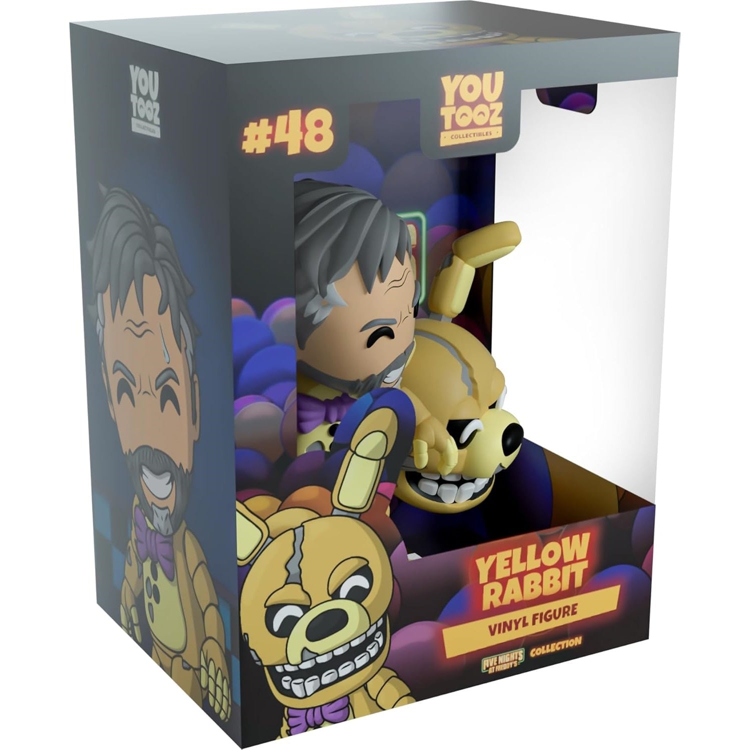 Youtooz FNAF Movie Collection Yellow Rabbit Vinyl Figure #48 Heads ...
