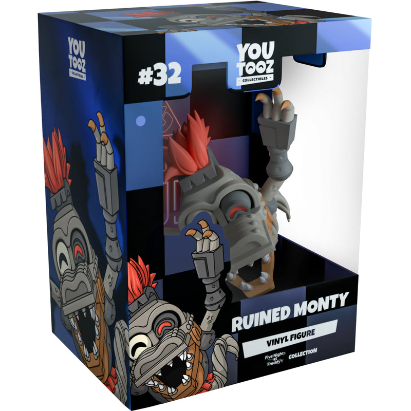 Youtooz: Five Nights at Freddy's Collection - Ruined Monty Vinyl Figure #32 Toys & Games Youtooz   