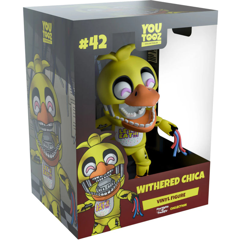 Youtooz: Five Nights at Freddy's Collection - Withered Chica Vinyl Figure #42 Toys & Games Youtooz