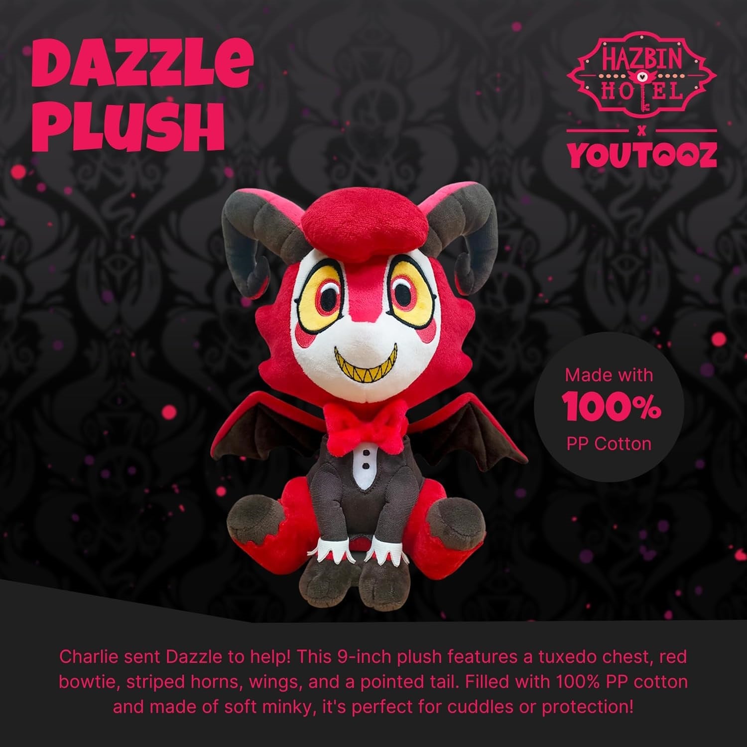 Youtooz: Hazbin Hotel Collection [Dazzle 9-Inch Plush] – Shopville