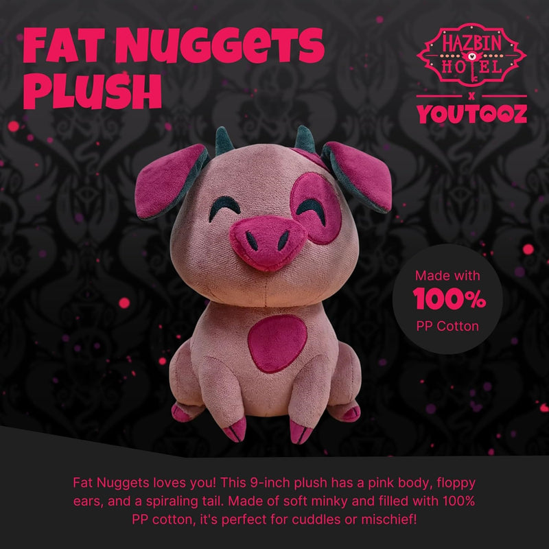 Youtooz: Hazbin Hotel [Fat Nuggets 9-Inch Plush] Toys & Games Youtooz