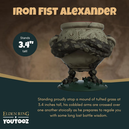 Youtooz: Elden Ring Collection - Iron Fist Alexander Vinyl Figure #1 Toys & Games Youtooz