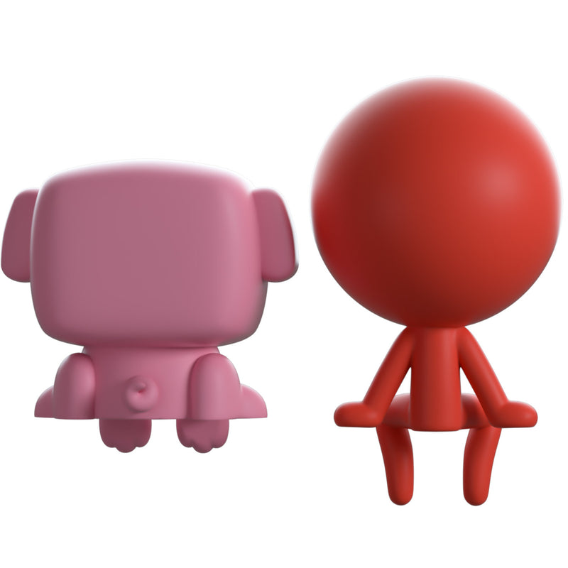 Youtooz: Monitor Buddiez Collection - Alan Becker [Red and Pig #5] Toys & Games Youtooz