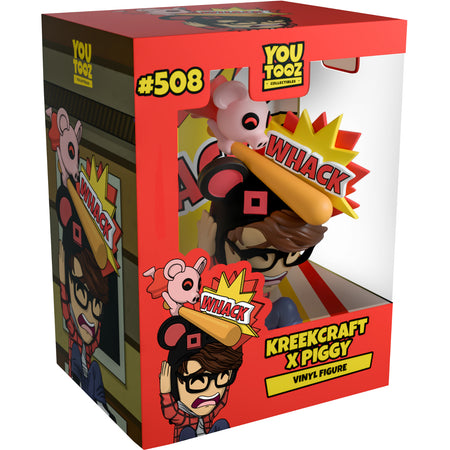 Youtooz: Original Collection - KreekCraft x Piggy Vinyl Figure #508 Toys & Games Youtooz