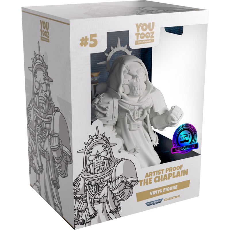 Youtooz x Shopville Exclusive: Space Marine 2 Collection [Artist Proof The Chaplain] Limited Edition Vinyl Figure #5 Toys & Games Youtooz
