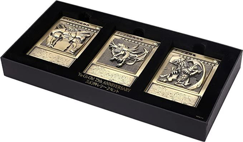 Yu-Gi-Oh! TCG: 25th Anniversary Duel Monsters Egyptian God Relief Plate Set Card Game Konami