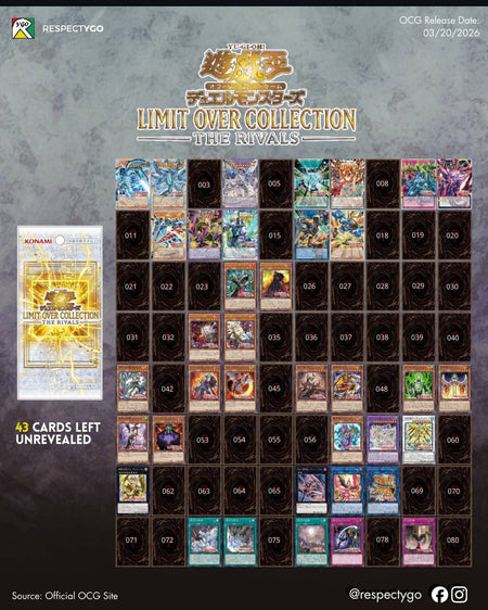Yu-Gi-Oh! OCG: Limit Over Collection: The Rivals Booster Box (JPN) - 15 Packs Card Game Konami