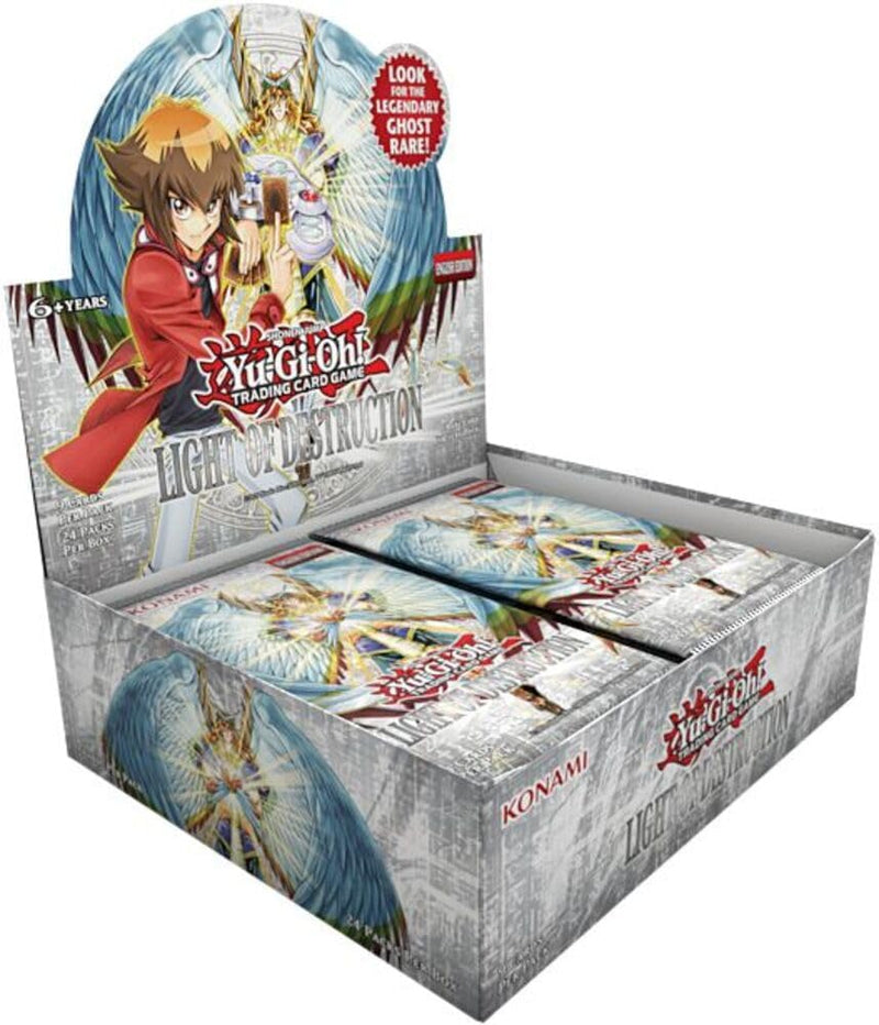 Yu-Gi-Oh! Trading Card Game: Light of Destruction Unlimited Booster Box 2024 Reprint - 24 Packs Card Game Konami   