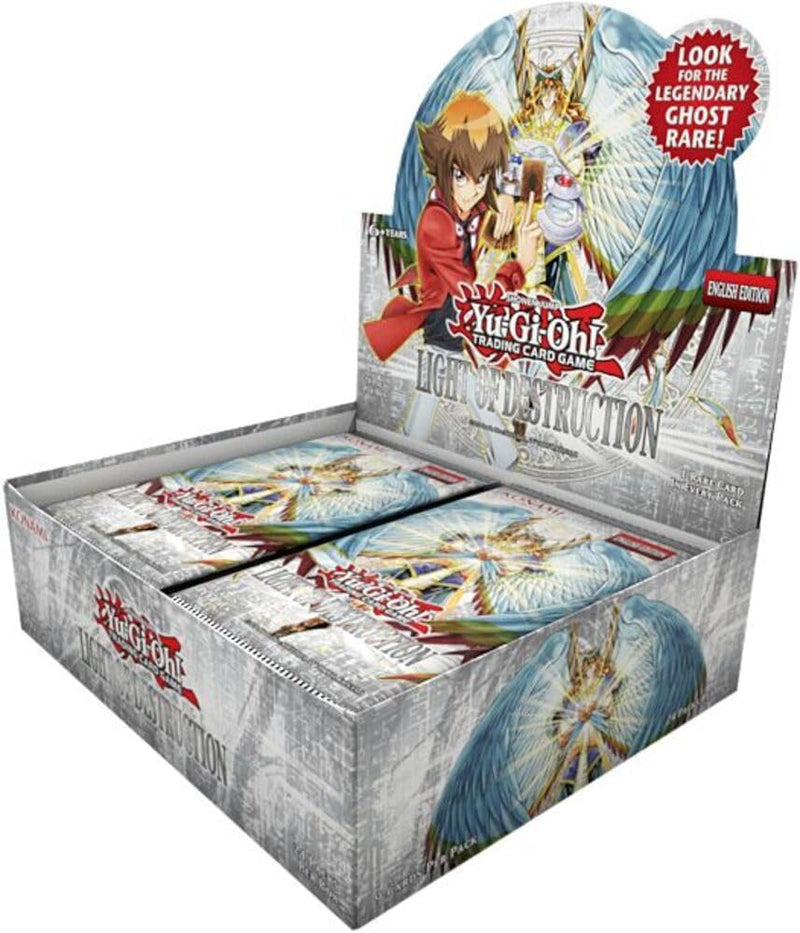 Yu-Gi-Oh! Trading Card Game: Light of Destruction Unlimited Booster Box 2024 Reprint - 24 Packs Card Game Konami   