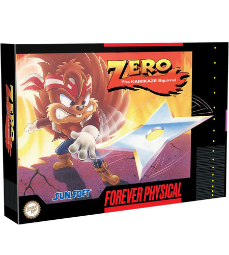 Zero The Kamikaze Squirrel [SNES] Retro Gaming Limited Run Games