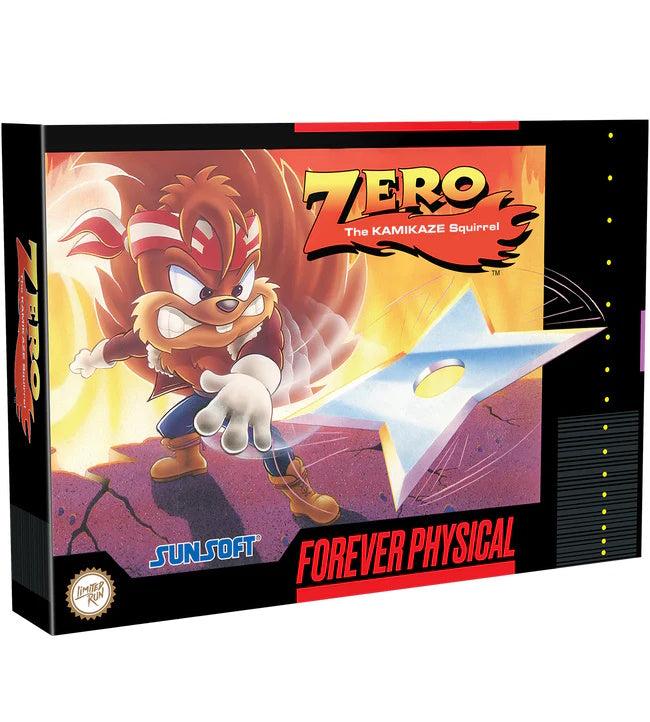 Zero The Kamikaze Squirrel Retro Gaming Limited Run Games