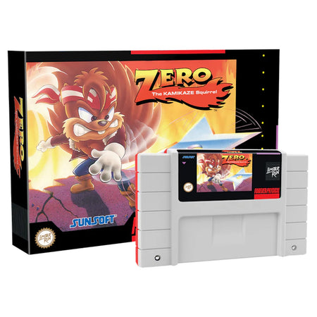 Zero The Kamikaze Squirrel [SNES] Retro Gaming Limited Run Games