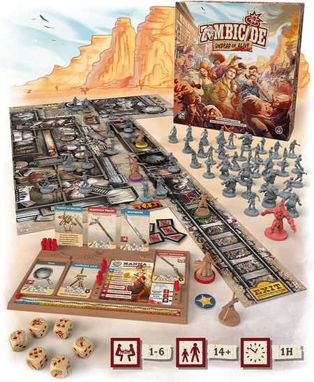 Zombicide: Undead or Alive [Board Game, 1-6 Players] Board Game Cool Mini or Not