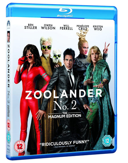 Zoolander No.2 The Magnum Edition [Blu-Ray] Blu-Ray Movie Paramount   