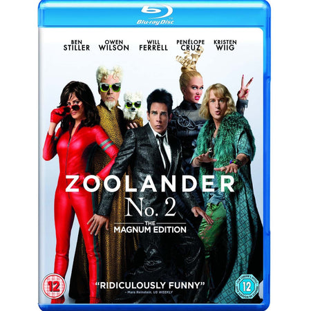 Zoolander No.2 The Magnum Edition [Blu-Ray] Blu-Ray Movie Paramount   