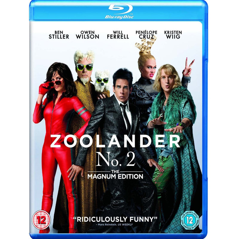 Zoolander No.2 The Magnum Edition [Blu-Ray] Blu-Ray Movie Paramount   