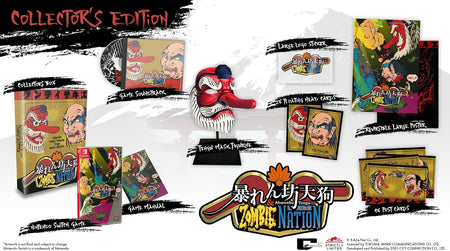 Abarenbo Tengu and Zombie Nation - Collector's Edition [Nintendo Switch] Nintendo Switch Video Game Strictly Limited   