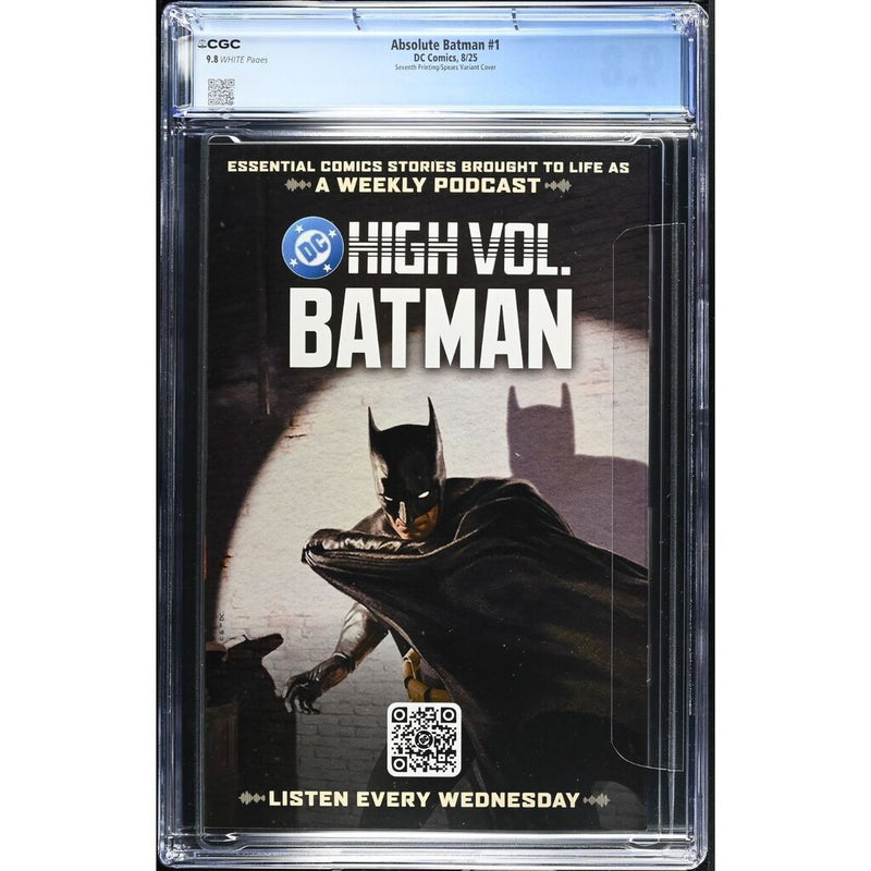 Absolute Batman/Wonder Woman/Superman [Mark Spears CGC 9.8 Connecting Cover Set] 2025 Comics DC Comics