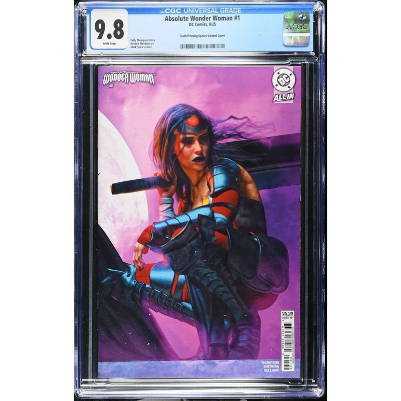 Absolute Batman/Wonder Woman/Superman [Mark Spears CGC 9.8 Connecting Cover Set] 2025 Comics DC Comics