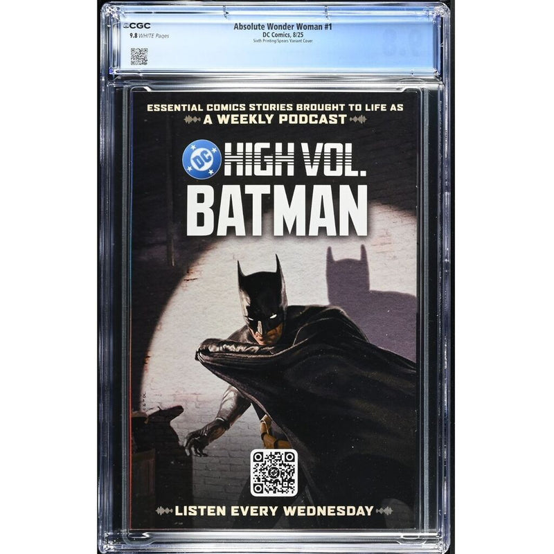 Absolute Batman/Wonder Woman/Superman [Mark Spears CGC 9.8 Connecting Cover Set] 2025 Comics DC Comics