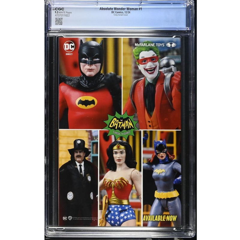 Absolute Wonder Woman: #1 [Wes Craig CGC 9.2 CVR B] 2024