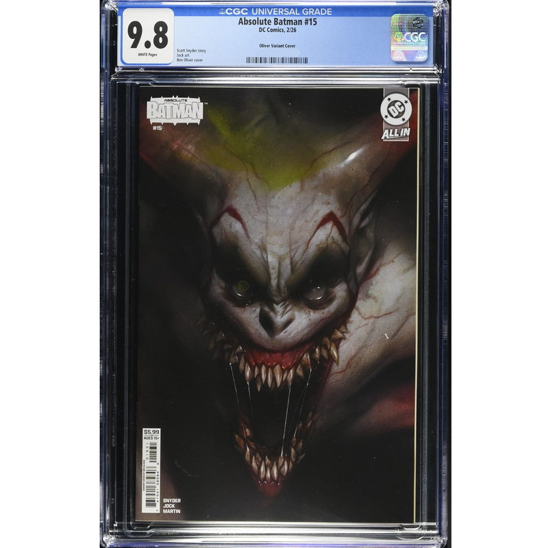 Absolute Batman: #15 [Ben Oliver CGC 9.8 CVR C] 2025