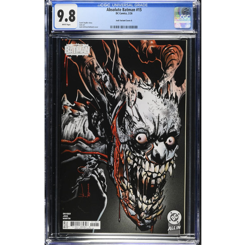 Absolute Batman: #15 [Brian Bolland CGC 9.8 CVR D] 2025 Comics DC Comics