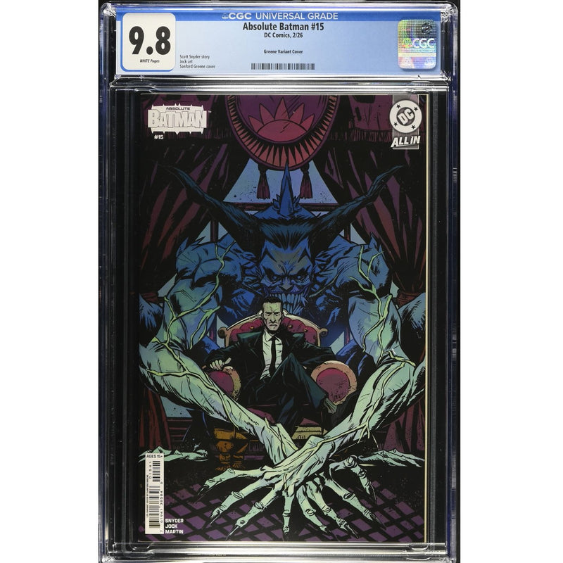 Absolute Batman: #15 [Sanford Greene CGC 9.8 - 1:25] 2025