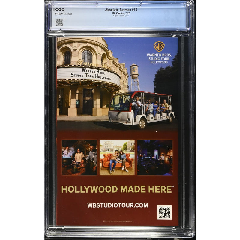 Absolute Batman: #15 [Sanford Greene CGC 9.8 - 1:25] 2025