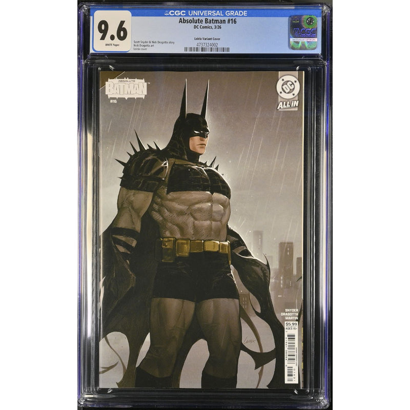 Absolute Batman: #16 [Lesley Leirix CGC 9.6 CVR C] 2026