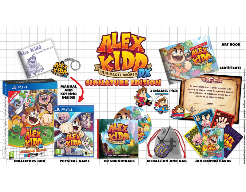 Alex Kidd In Miracle World Dx - Signature Edition [PlayStation 4] PlayStation 4 Video Game Merge   