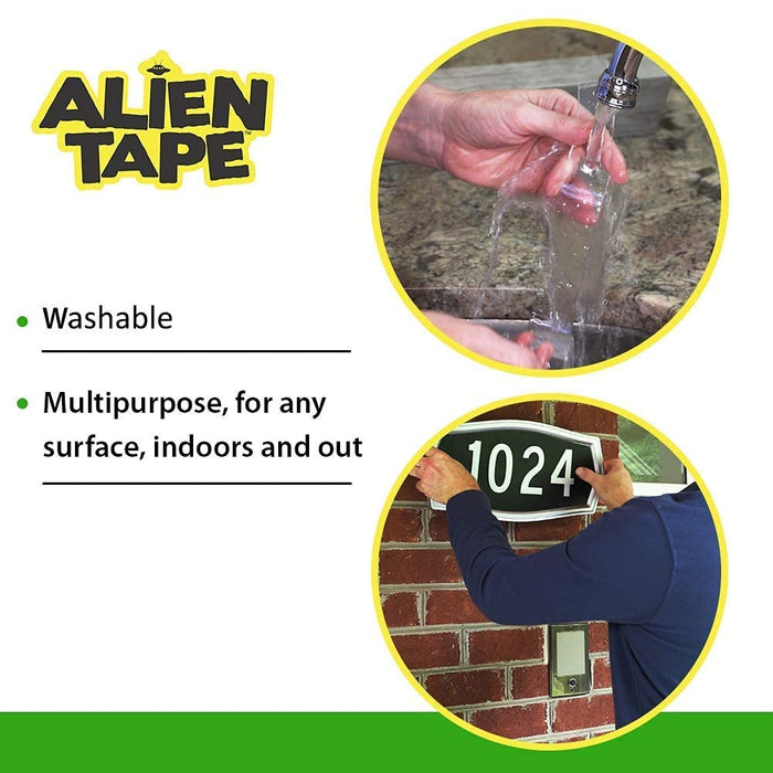 Alien Tape 10 ft. Multi-Surface Tape Reusable Double-Sided (3-Pack)