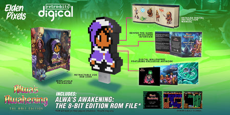 Alwa's Awakening - 8 Bit Edition (Digital USB Rom) [PC] PC Video Game Limited Run Games   