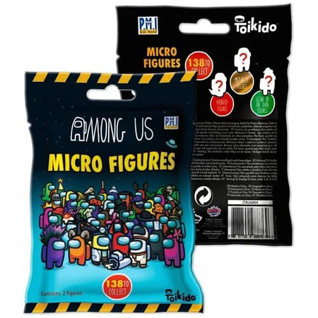 Among Us: Micro Figures Series 1 - 2 Random Figures [Toys, Ages 5+] Toys & Games Toikido   