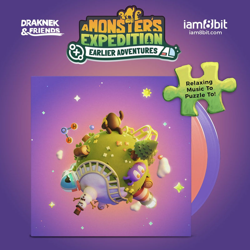 A Monster's Expedition + Earlier Adventures 2xLP Orange & Purple Vinyl Soundtrack [Audio Vinyl] Audio CD/Vinyl iam8bit   