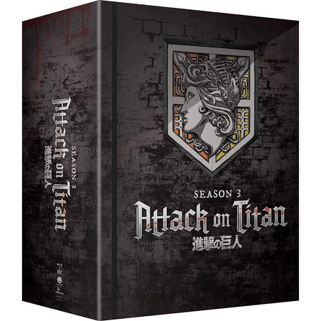 Attack on Titan: Season 3 - Part I - Limited Edition [Blu-Ray Box Set + DVD + Digital] DVDs & Blu-Rays Funimation   