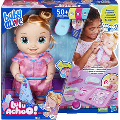 Baby Alive Lulu Achoo Doll - 12-Inch Interactive Doctor Play Toy - Blonde Hair [Toys, Ages 3+] Toys & Games Hasbro   