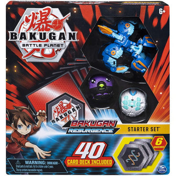 Bakugan TCG: Battle Brawlers Starter Set with Transforming Creatures - Aquos Pyravian Card Game Spin Master   