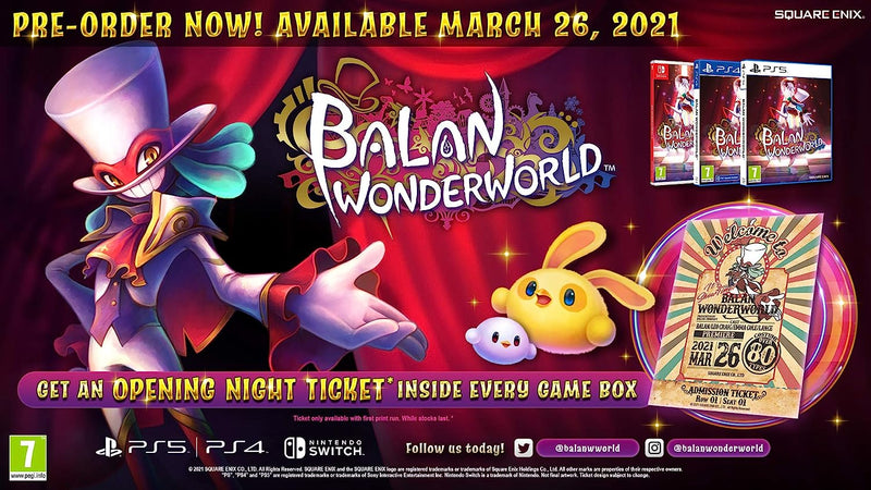 Balan Wonderworld [Nintendo Switch] Nintendo Switch Video Game Square Enix   