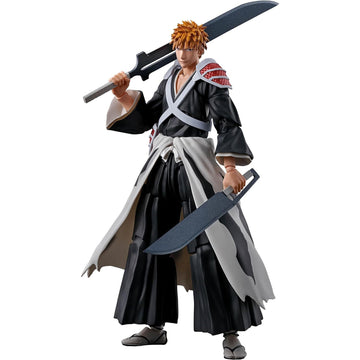 Bandai Tamashii Nations: Bleach Thousand-Year War Ichigo Kurosaki - Dual Zangetsu S.H.Figuarts Figure Toys & Games Bandai Namco   