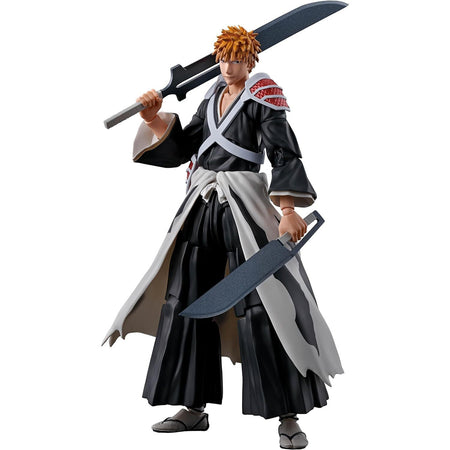 Bandai Tamashii Nations: Bleach Thousand-Year War Ichigo Kurosaki - Dual Zangetsu S.H.Figuarts Figure Toys & Games Bandai   